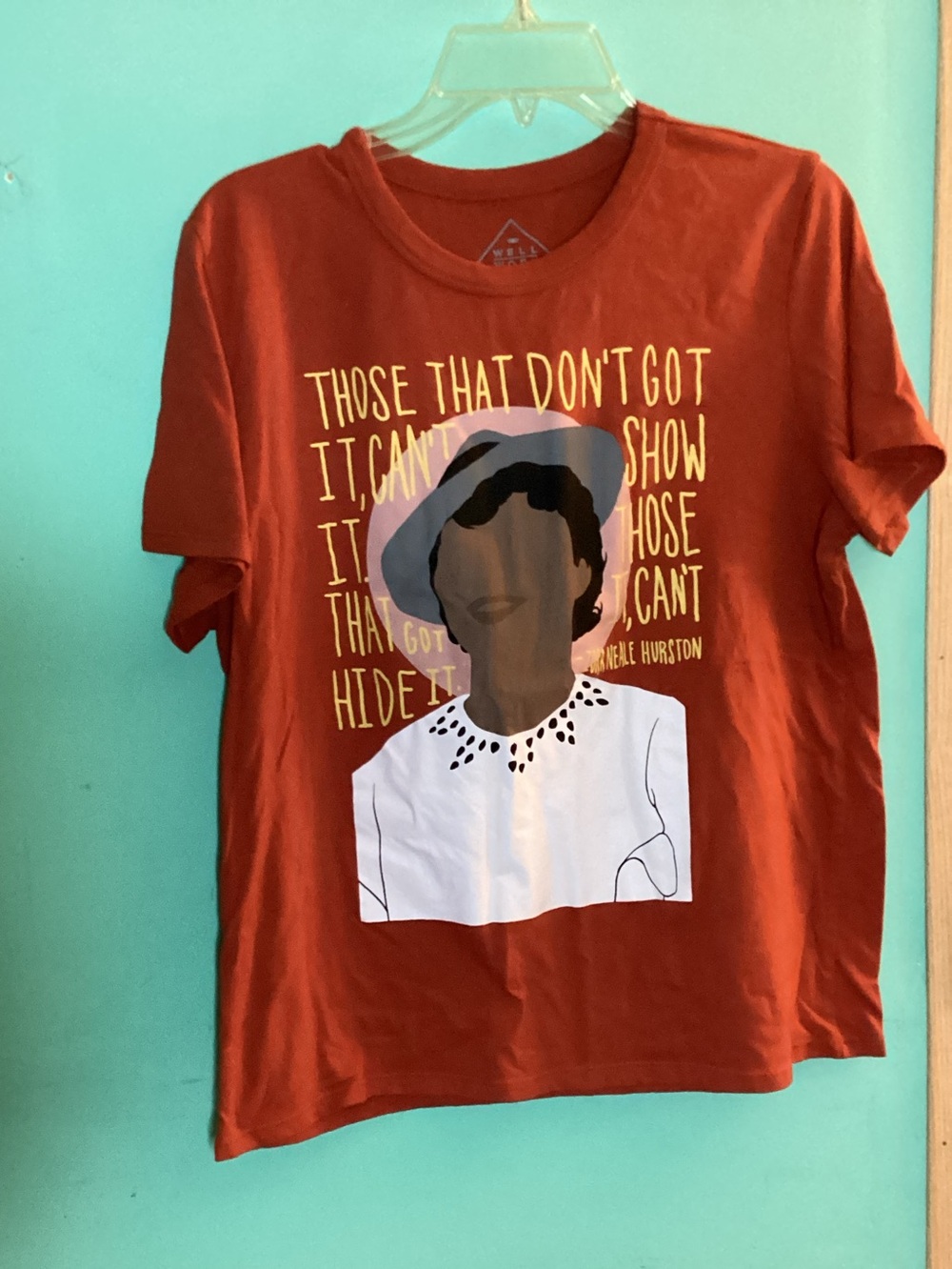 Well Worn Los Angeles Zora Neale Hurston Quote Tee Juniors Size XL
